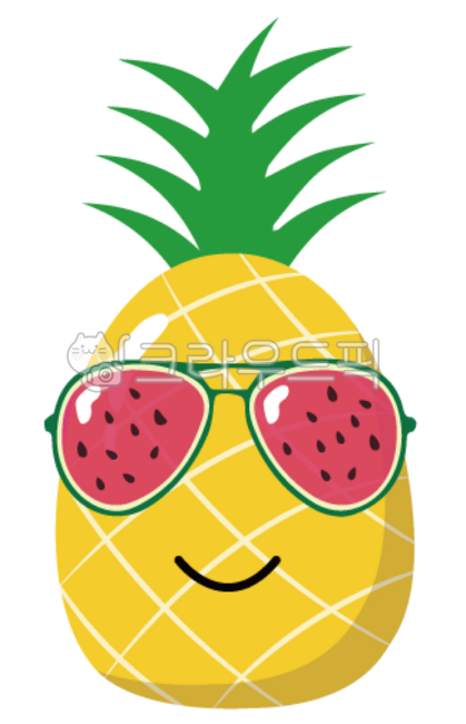 파인애플,파인애플이미지,파인애플그림,파인애플일러스트,여름일러스트,pineapple,과일,여름과일,열대과일,파인애플선글라스,여름소품,선글라스파인애플,색안경,파인애플캐릭터,sunglasses,fruit,부속품,food,수박선글라스파인애플