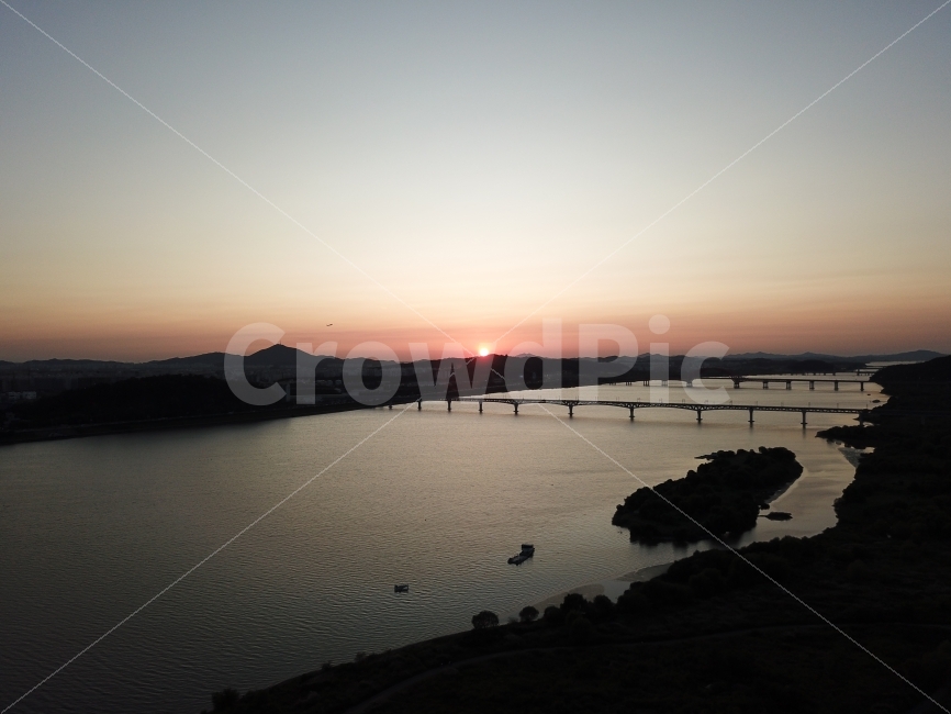 한강,일몰,항공사진,가양,방화대교,자연,풍경,nature,landscape,outdoors,옥외