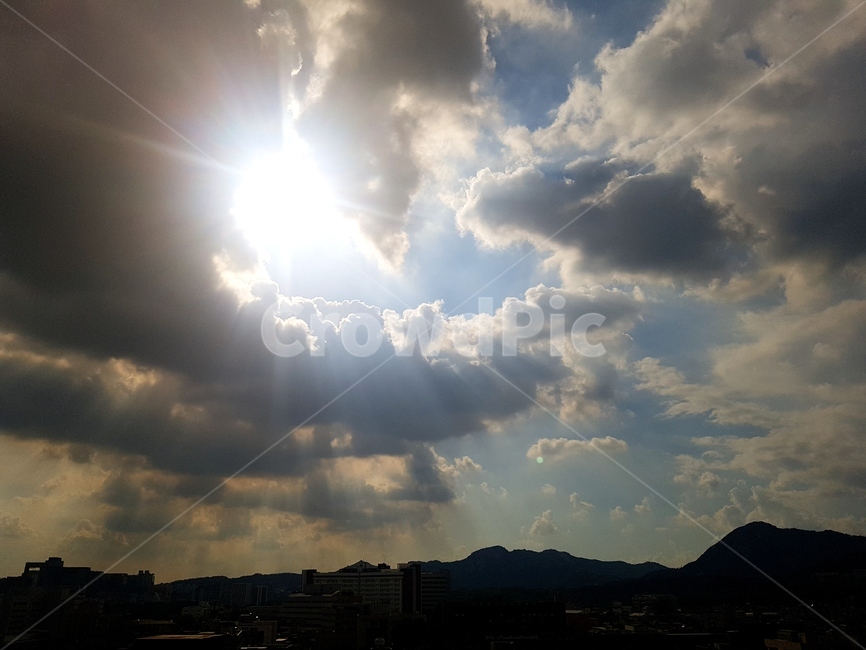 루프탑,카페,하늘,풍경,날씨,구름,적운