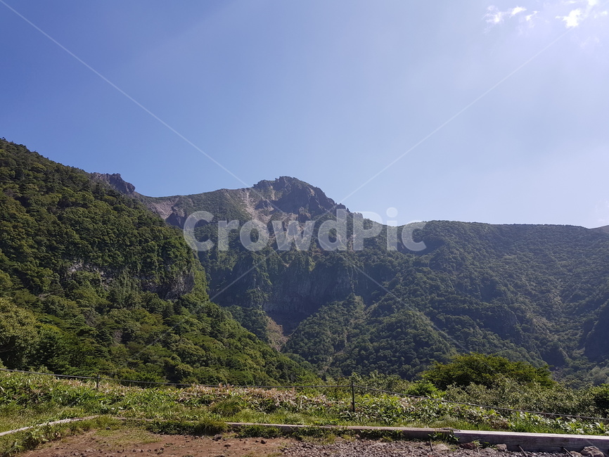 배경화면,자연풍경,경치,한라산,자연배경,등산,나무,산,등산길,제주도,한라산등산,여름,가을,하늘,자연,배경,풍경,멋진경치,nature,언덕,hill,옥외