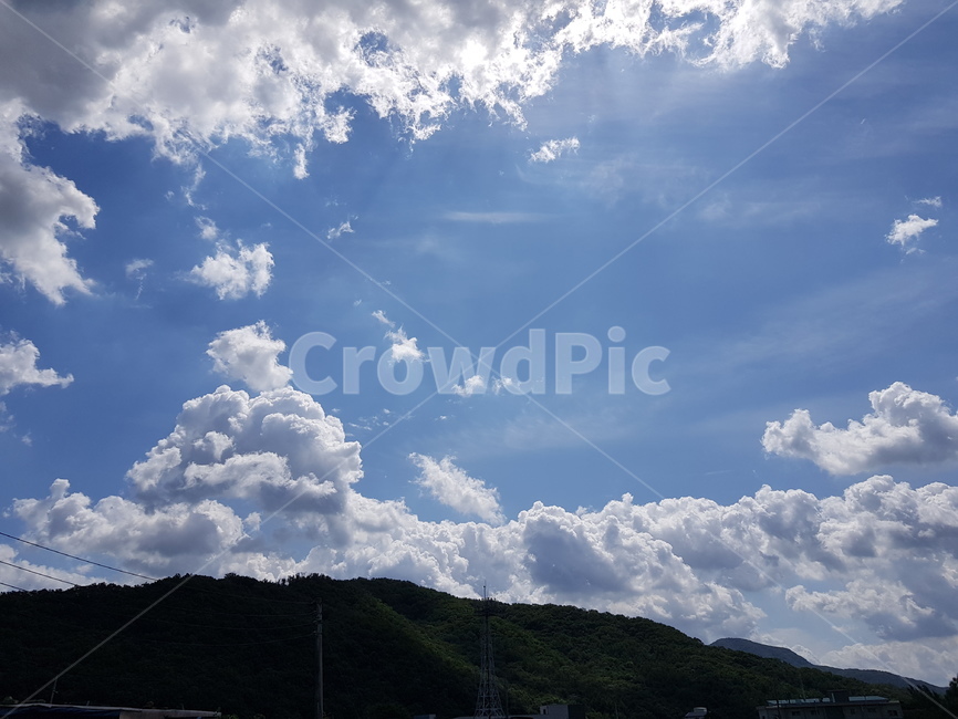 구름,하늘,풍경,산,cloud