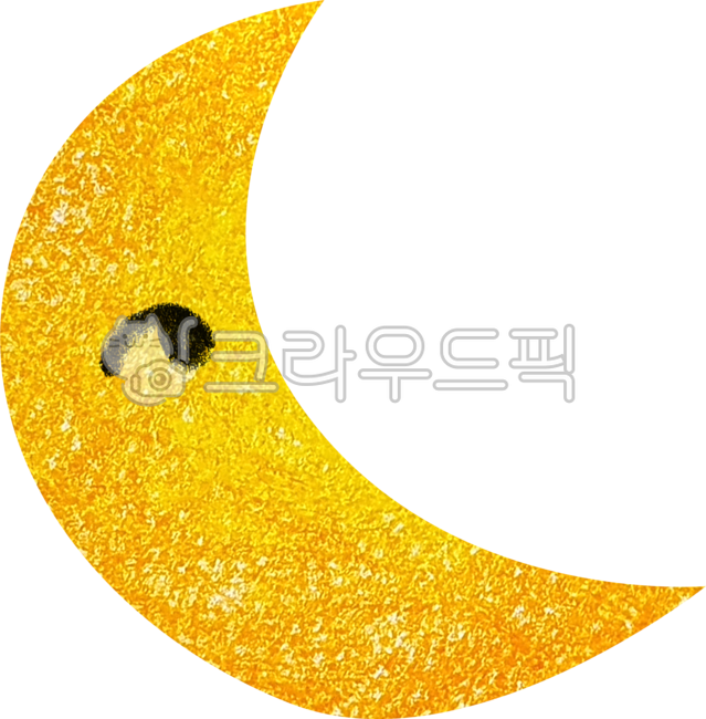 달,초승달,그믐달,moon,crescent,달장식,오너먼트,손그림,달그림,일러스트