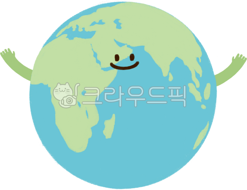 지구, 지구의날, 지구일러스트, 지구캐릭터, earth, 사진,이미지,일러스트,캘리그라피 - haham작가