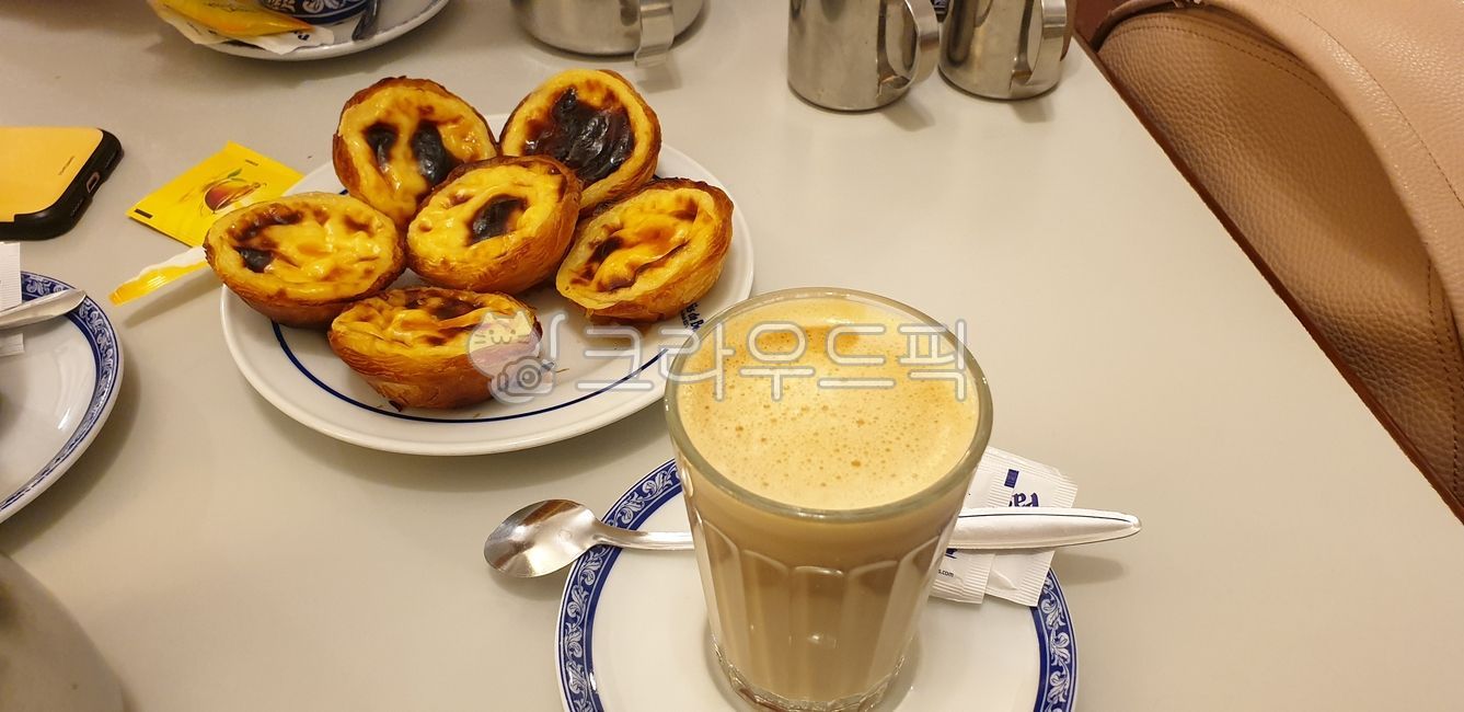 coffeecup,커피컵,에그타르트,먹거리,음식,커피