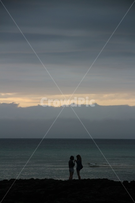 자매,단짝,친구,동생,제주여행,서쪽하늘,노을,협재,협재해변,sister,friend,jeju,그라데이션,하늘,sky