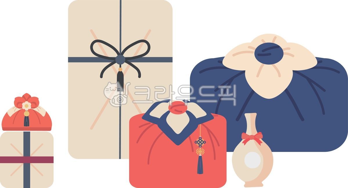 명절선물세트,보자기포장,추석선물,명절선물,설선물,보자기선물세트,전통,한가위,추석,설날,새해선물,전통포장,전통선물,eps,벡터,일러스트,명절장식