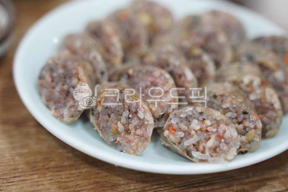 Sundae,blood sausage,sundae,assorted sundae,Korean blood sausage