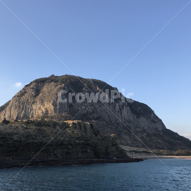제주도,산방산,풍경,맑음,돌산,jeju,sky,mountain