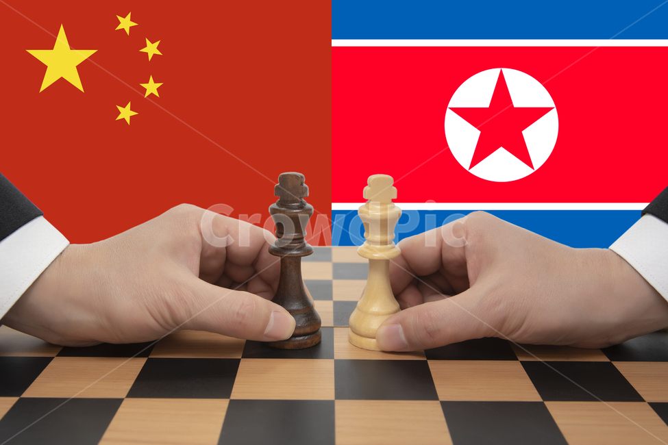 prime minister,agent,North Korea,Chess piece,negotiation,opponent,games,meeting,conversation,cooperation,chess,issue,contract,survival,economy,confrontation,international news,North China,diplomacy,success,background,exchange,politics,deal,flag,scheme,con
