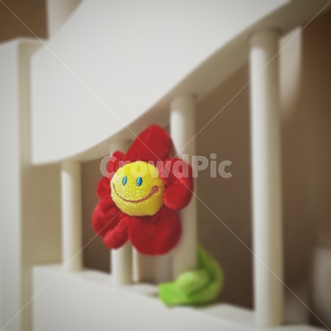꽃,인형,스마일,빨강,행복