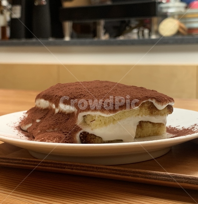 카페,티라미수,음식,제빵,빵