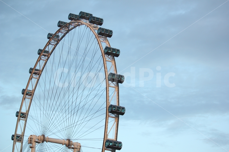 Singapore,therides,scenery,scene,cloud,view,ferriswheel,sight,park,sky,asia,amusementpark,Rides,singapore,ferris wheel,Asia,bigwheel,amusement park,landscape