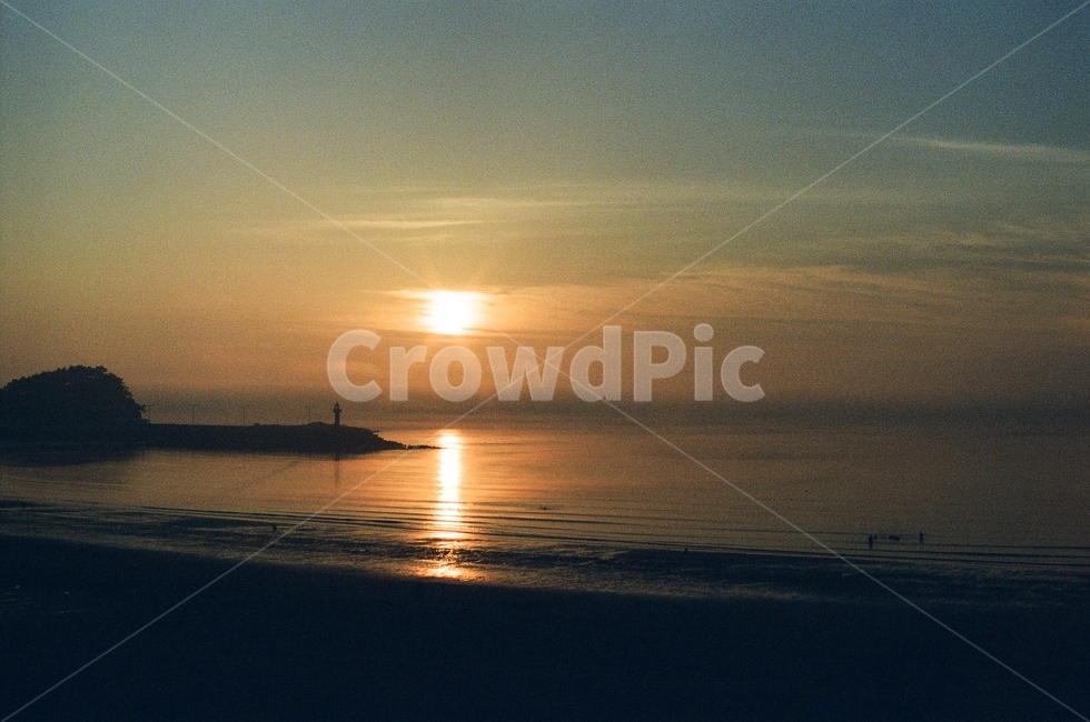 바다,노을,해변,풍경,구름,자연,풍경,nature,landscape,sunlight,햇빛,light,빛,flare,플레어,outdoors,옥외