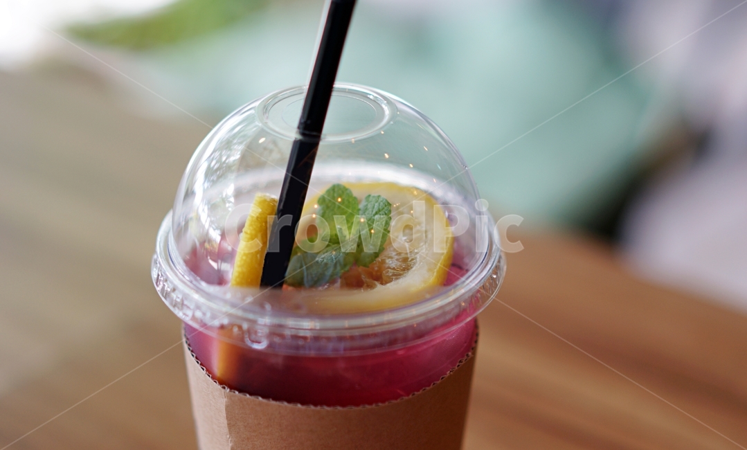 음료,아이스,레몬,여름음료,레몬차,카페,티,휴식,자주색,일회용품,음료수,drink,beverage