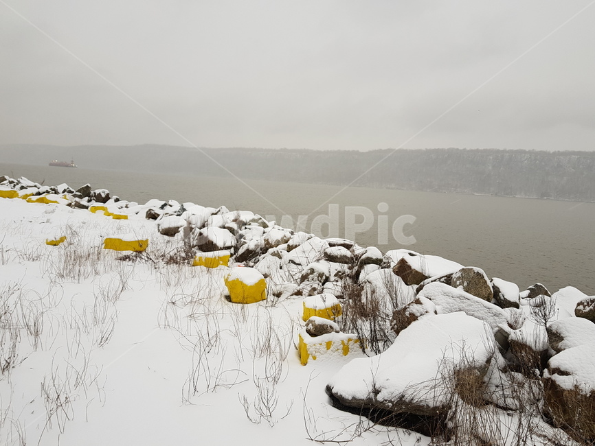 눈,강,허드슨강,뉴욕,미국,겨울,계절,winter,season