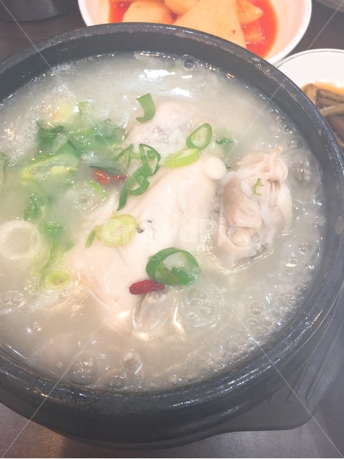 삼계탕,뜨거운,뚝배기,맛있는,저녁,음식,식재료,요리,food,cook,meal,dishes,food reserves,한식,한국음식,한국요리,korean food,korean dishes,korean meal,korean cook