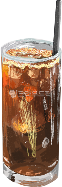 Hand drawing,cool,ice,snack,cafe menu,cafe,illustration,summer,summer menu,heat,americano,iced americano,glass