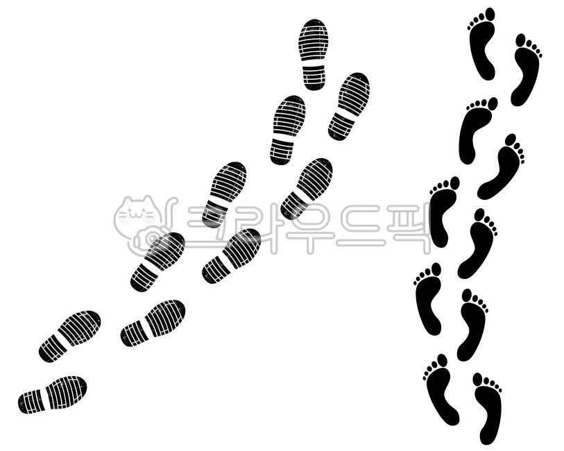 신발,신발자국,운동화발자국,구두발자국,벡터,디테일,발바닥,신발모양,신발바닥,흑백,검정색,footwear,신발류,footprint,발자국,그래픽,일러스트레이션,graphic,illustration