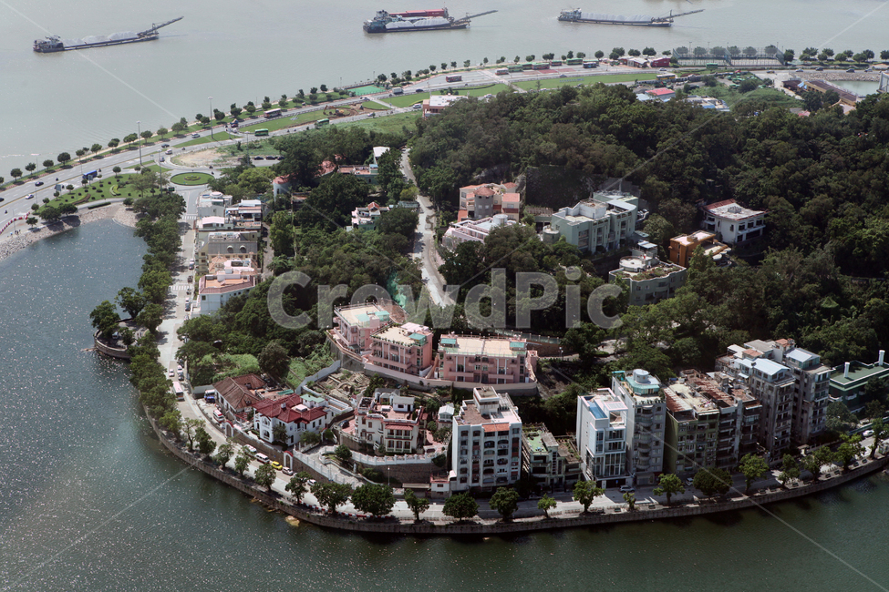 outdoors,옥외,landscape,경치,nature,자연,scenery,풍경,aerialview,마카오,macau,주택,강변
