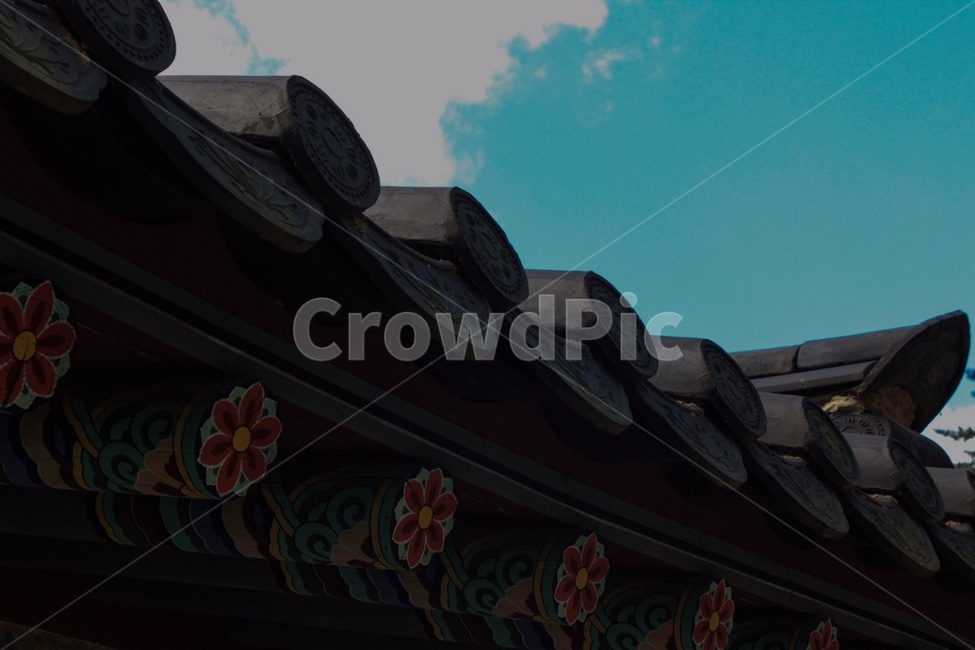 기와,지붕,기와지붕,한옥,전통가옥,집,하늘,구름,파란색,하늘색,roofingtile,roof,sky,blue,한국전통,한국문화,korean traditional,korean culture