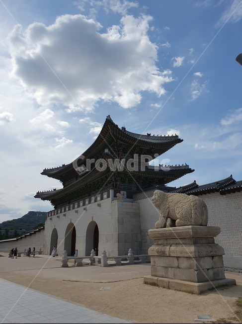 서울,종로,광화문,한국,풍경,문화재,국보,구름,하늘,건축물,해태,sky,cloud,building,shrine,한국전통,한국문화,korean traditional,korean culture,건축물,건물외관,exterior,building,structure,architecture,construction