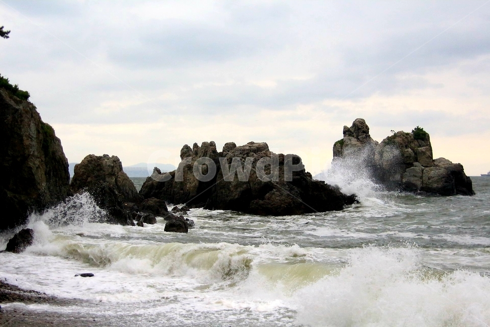 바다,파도,바위,풍경,섬,자연,풍경,nature,landscape,outdoors,옥외,water,물,ocean,대양,sea,promontory,곶