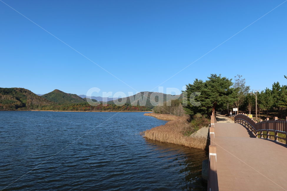 nature,자연,water,물,호수,하늘,lake,자전거길