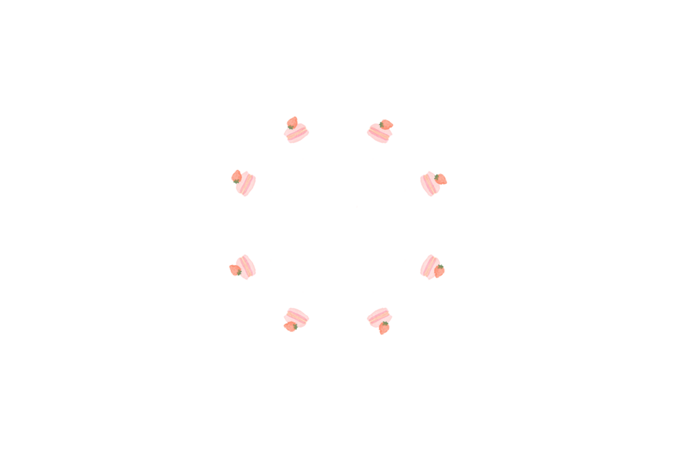 딸기,마카롱,디저트,리스,프레임,frame,액자,틀,배경,누끼,remove background