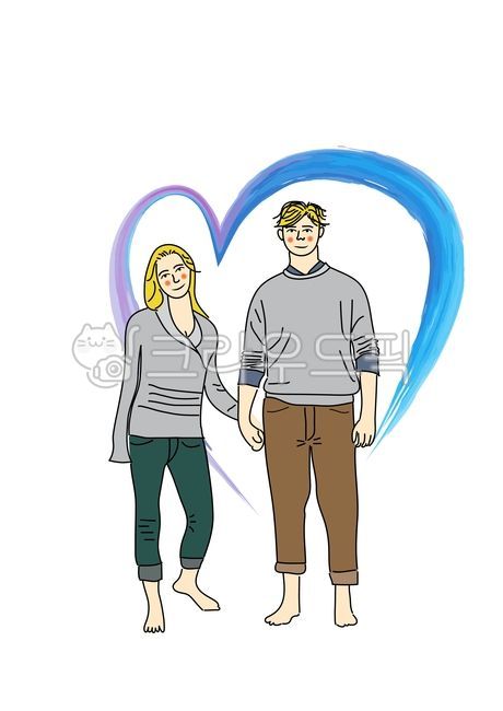 연인,남녀,손잡기,하트,맨발,lovers,heart