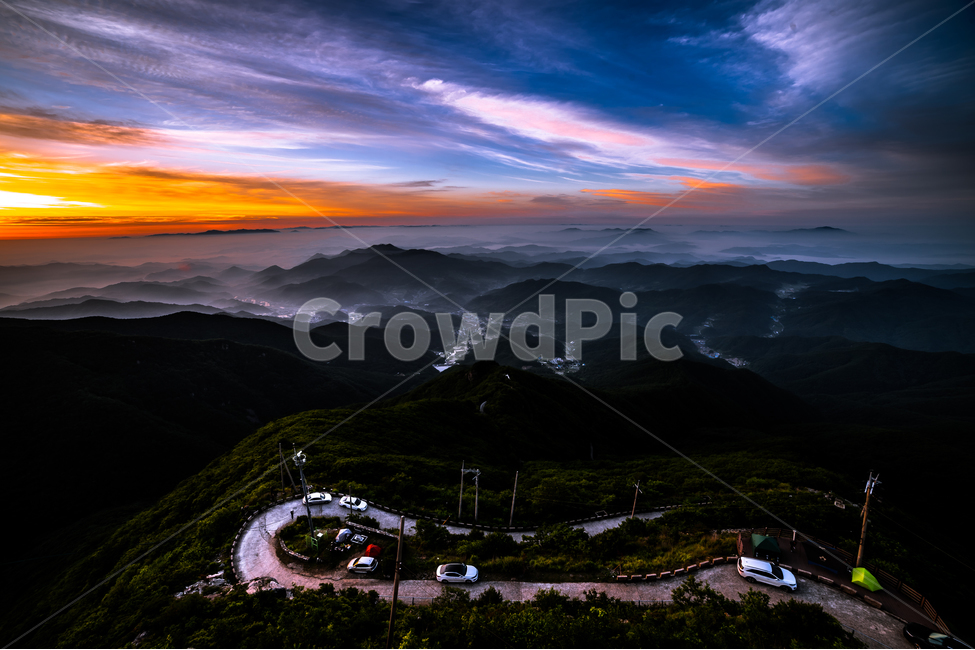 자연,풍경,식물,여명,하늘,산,운해,자연,풍경,nature,landscape,한국자연풍경,한국자연경관,korea nature landscape,outdoors,옥외,scenery,경치,aerial view,조감도