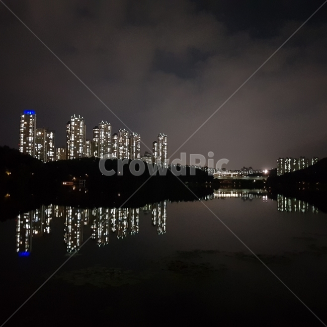 호수,풍경,도시,빌딩,밤,야경,밤,풍경,nightscape,night,landscape,도시,city,한국도시풍경,한국도시경관,korea cityscape,building,건물