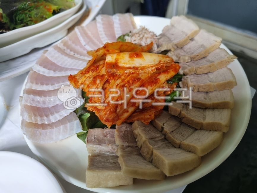 삼합, 홍어삼합, 홍어, 돼지고기, food, 사진,이미지,일러스트,캘리그라피 - 뽕수니박사작가