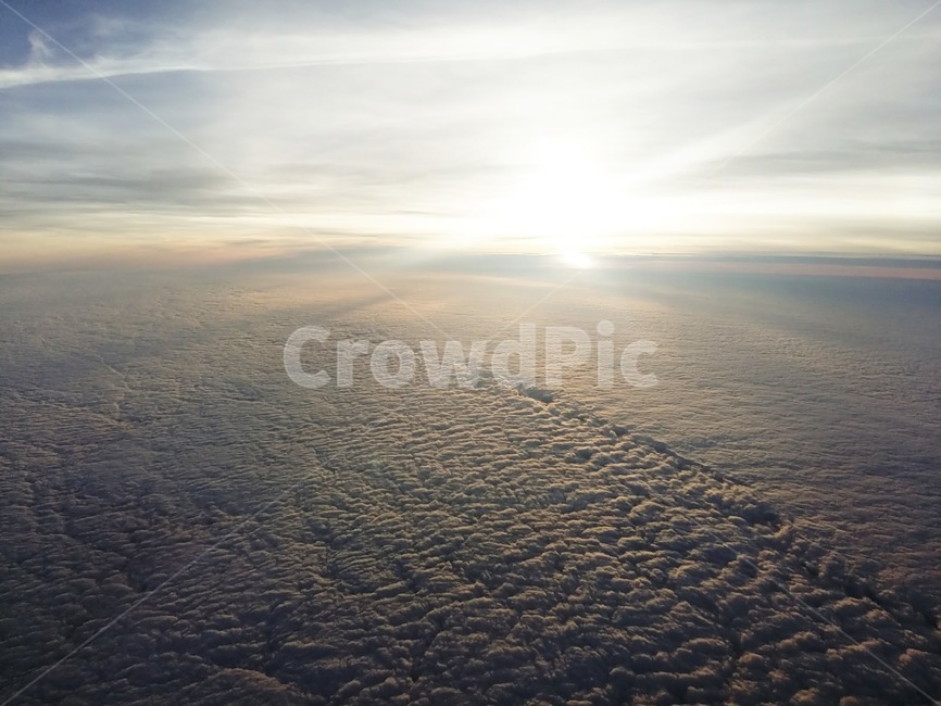 구름,비행,하늘,노을,해질녘,자연,풍경,nature,landscape,outdoors,옥외,sky,horizon,수평선,flare,플레어,light,빛