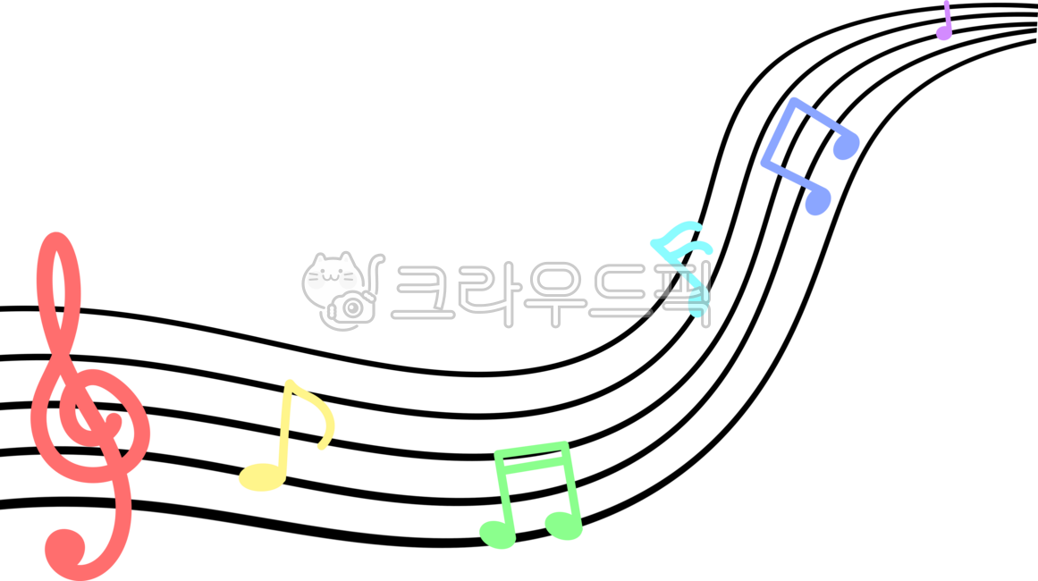 음표, 음표일러스트, 계이름, 악보, 음악, 사진,이미지,일러스트,캘리그라피 - 피크아트작가