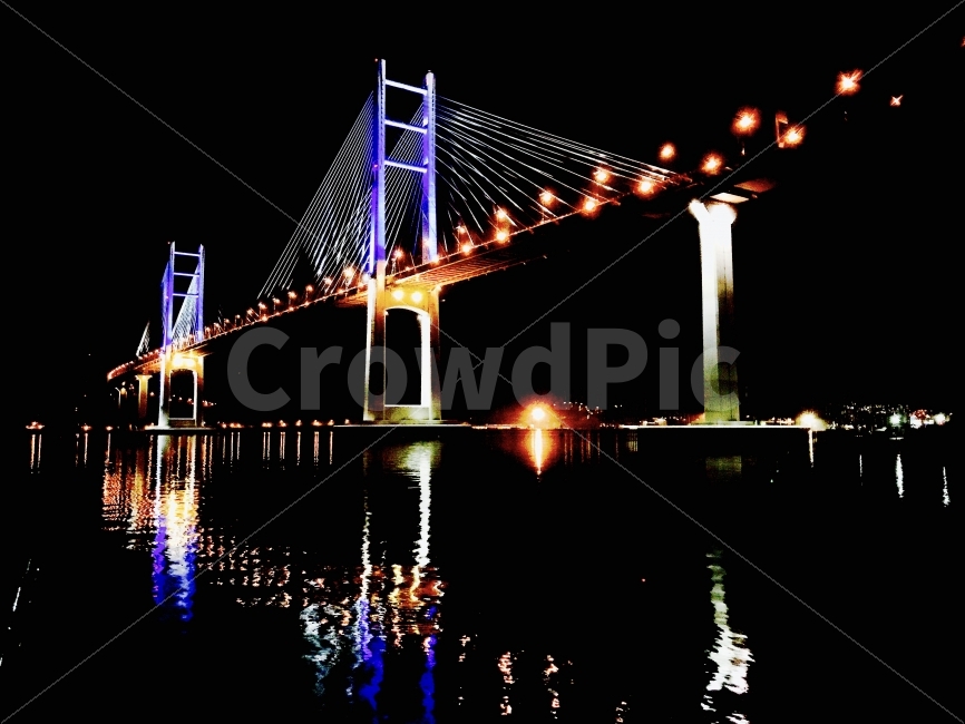 마창대교,밤풍경,반영,다리,밤바다,도시,풍경,city,landscape,야경,밤,nightscape,night,building,건물,bridge