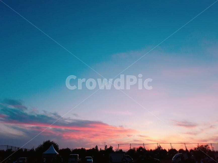 하늘,노을,구름,핑크,평화로움,자연,풍경,nature,landscape,outdoors,옥외,dawn,새벽,red sky,붉은 하늘,sunset,일몰,sky,dusk,황혼