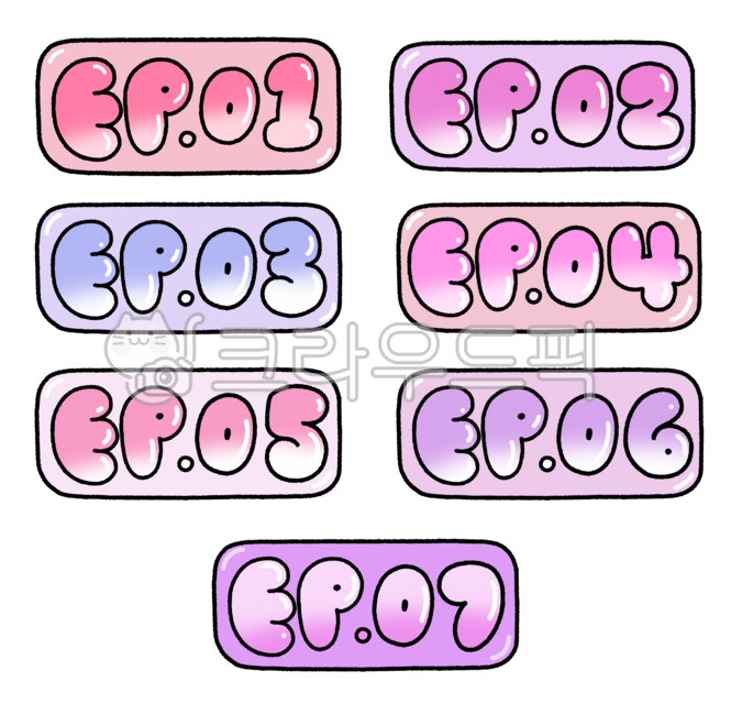Episode,episode button,episode text,ep button,ep text,ep01,ep02,ep03,ep04,ep05,ep06,ep07,series button,video thumbnail,soft text,content classification,webtoon button,web novel episode,broadcast content,text sticker,episode display