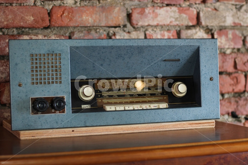 빈티지,라디오,가전제품,벽돌,기계,파란색,radio,vintage,악기,음향기기,musical instrument,musical equipment