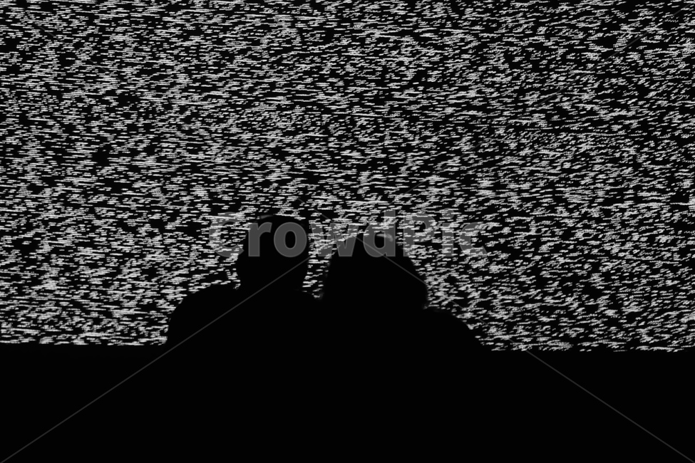 스크린,관객,컴퓨터그래픽,전광판,silhouette,실루엣,뒷모습,기댐,매트릭스,광선,레이저,무한,이진법,matrix