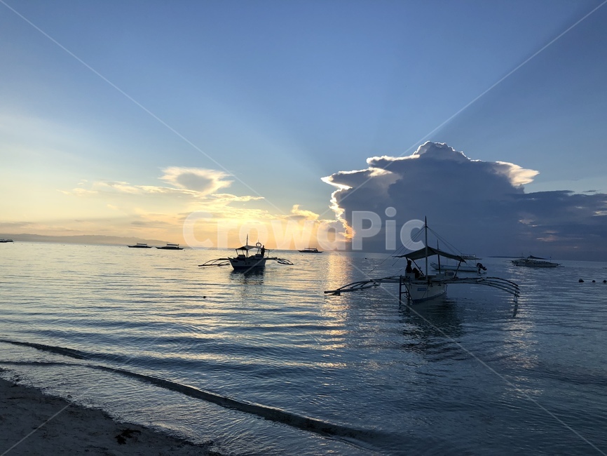 watercraft,선박,자연,nature,바다,sea,세부,보홀,구름