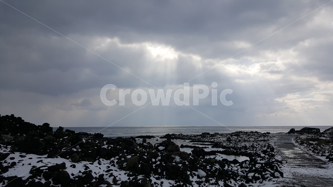 자연,수평선,제주도,바다,눈,겨울,날씨,자연,풍경,nature,landscape,weather