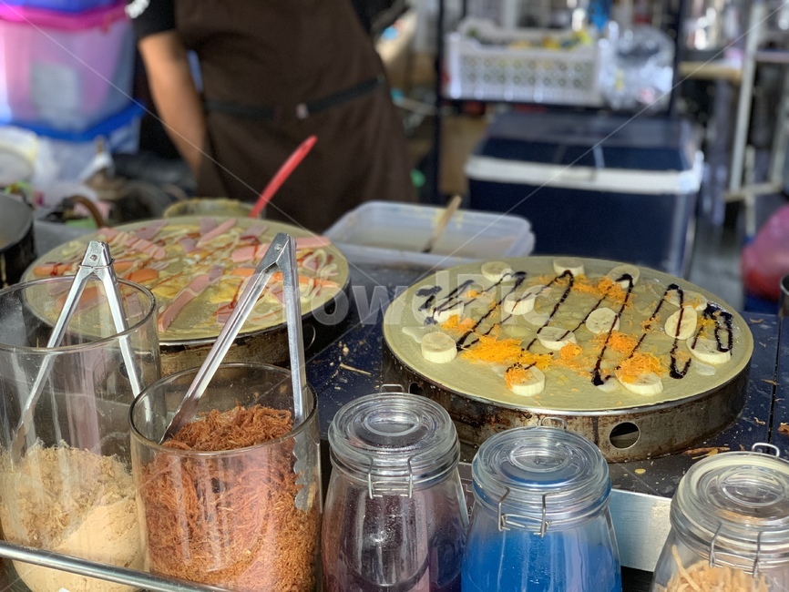 바나나팬케익,bananacrepe,바나나크립,태국,길거리음식,길거리,streetfood