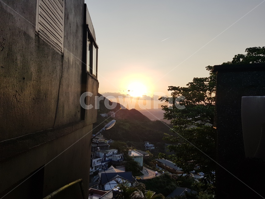 풍경,일몰,감성,하루,희망,지우펀,자연,가을