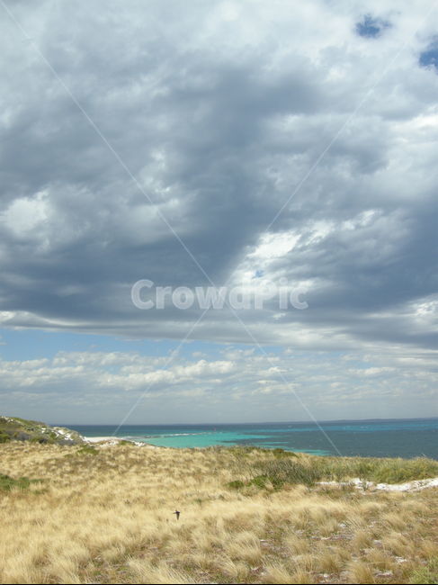 호주,퍼스,로트네스트,rottnest,자연,구름,바다,해안,들