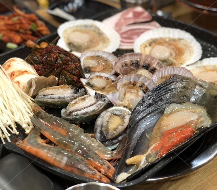 조개,음식,해산물,새우,조개구이,맛집,거제도