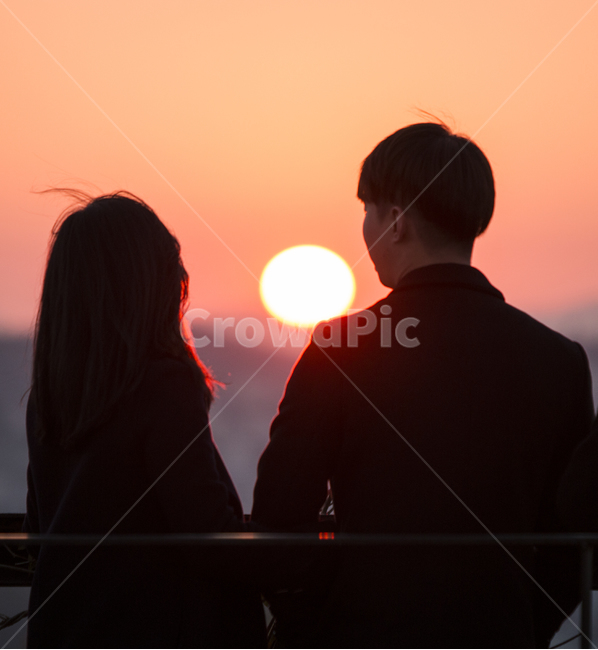 커플,연인,하늘공원,모델,노을,sunset,couple,사람,인물,인간,human,person,연인,커플,사랑,lover,couple