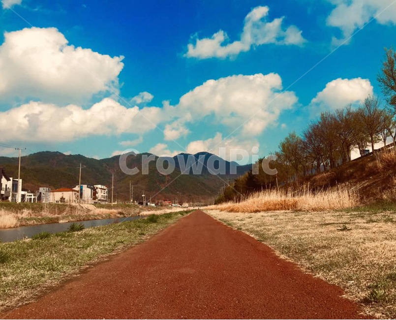 아스팔트,산책로,풍경,산,타맥,road,산맥,산책