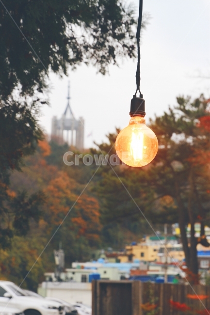 전구,민주공원,산복도로,단풍,감성사진,빛,가을,계절,fall,autumn,season,감성,sensible,feeling,light