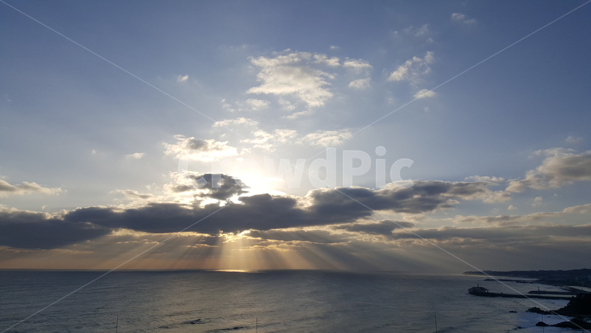 바다,일출,울진,아침,멋진구름