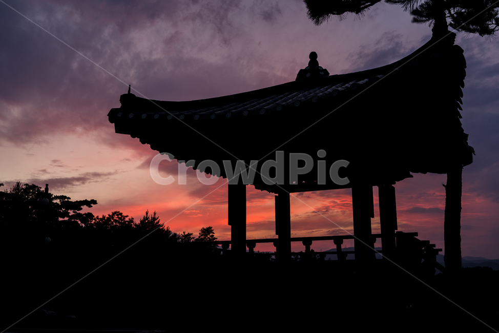 정자,석양,노을,구름,그림자,실루엣,실루엣,그림자,silhouette,shadow,건축물,건물외관,exterior,building,structure,architecture,construction